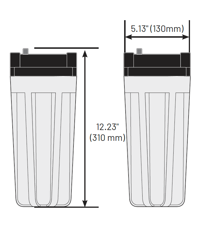 PENTAIR ChlorPlus Protect 10” PFOA/PFOS Undersink Filter System