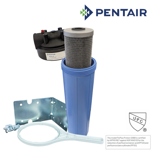 PENTAIR FloPlus Protect 20” Big Blue PFOA/PFOS Whole House Filter System