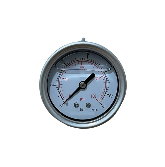 CORE Gauge 0-11 bar Rear Thread Glycerine Filled 1/4" BSPT