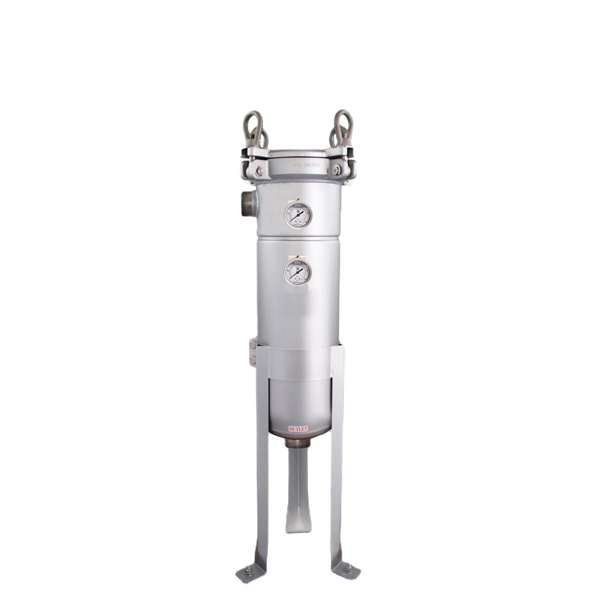 PLUS Stainless Steel Filter Bag Housing Size 1 (16") With 2" Ports