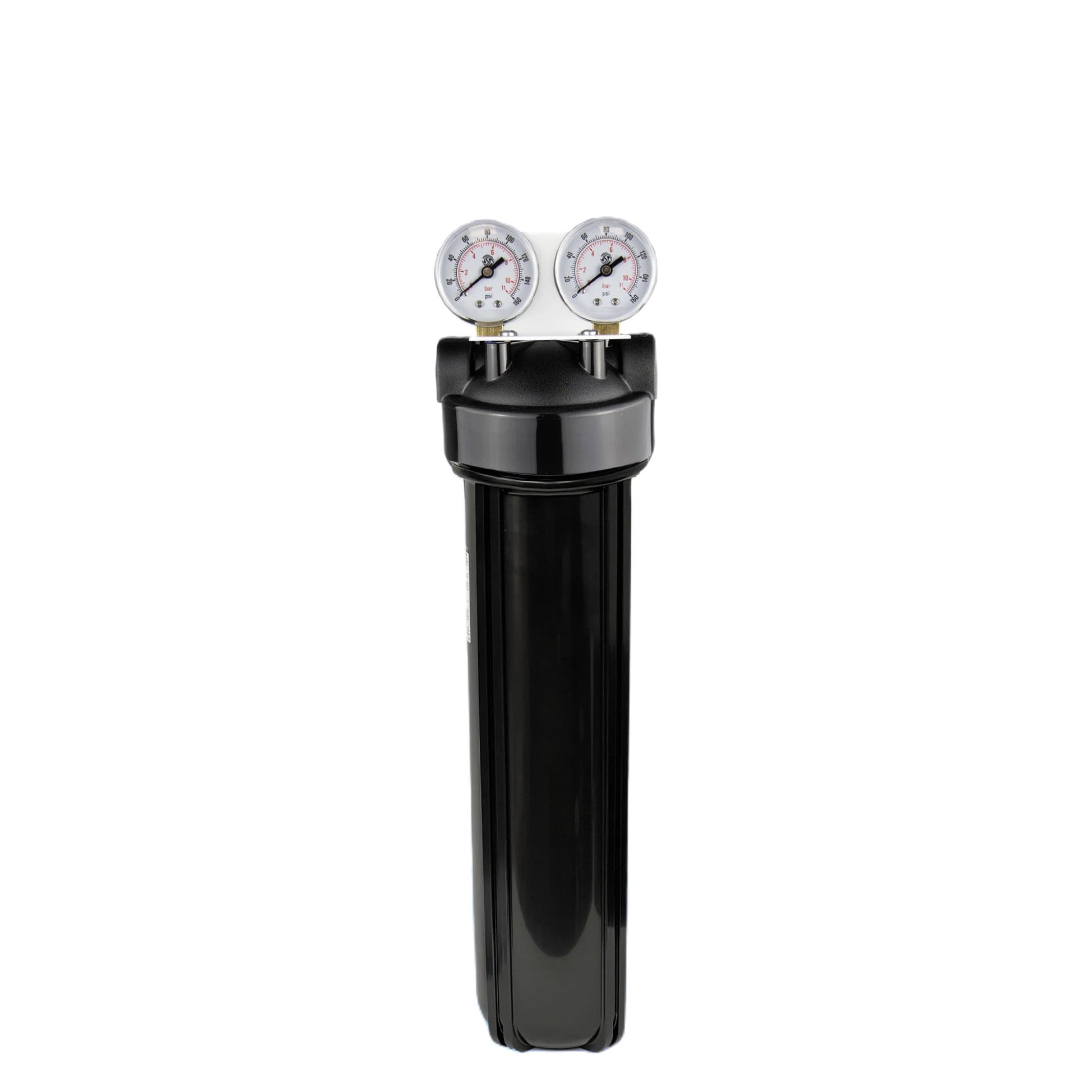 CORE Single Plastic Filter Housing System 20" Large Diameter (4.5") With 1" Ports