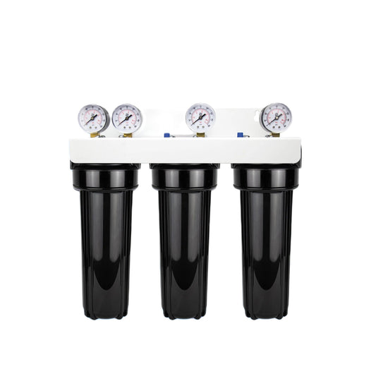 CORE Triple Plastic Filter Housing System 10" Regular (2.5") With 3/8" Ports
