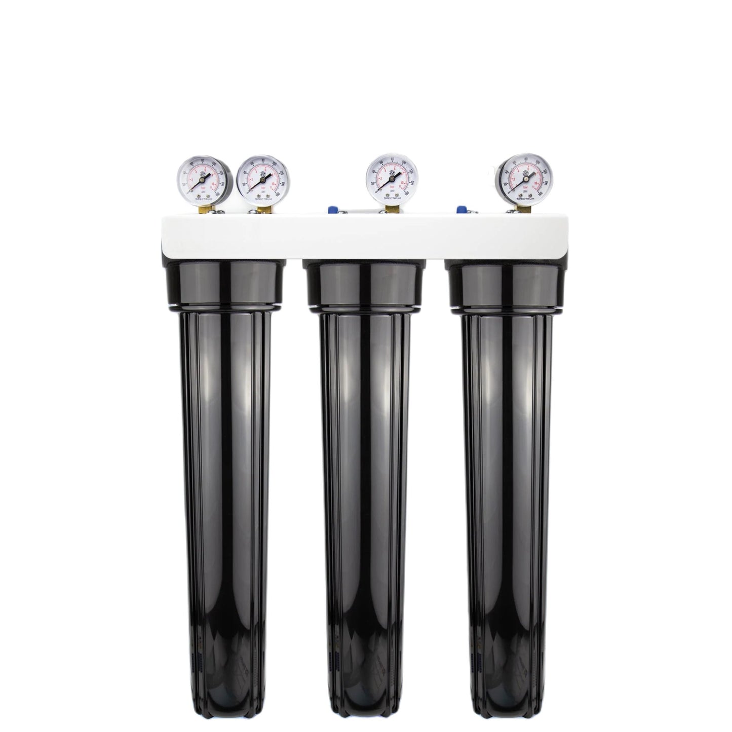 CORE Triple Plastic Filter Housing System 20" Regular (2.5") With 3/4" Ports
