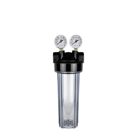CORE Single Plastic Filter Housing System 10" Regular (2.5") With 3/8" Ports