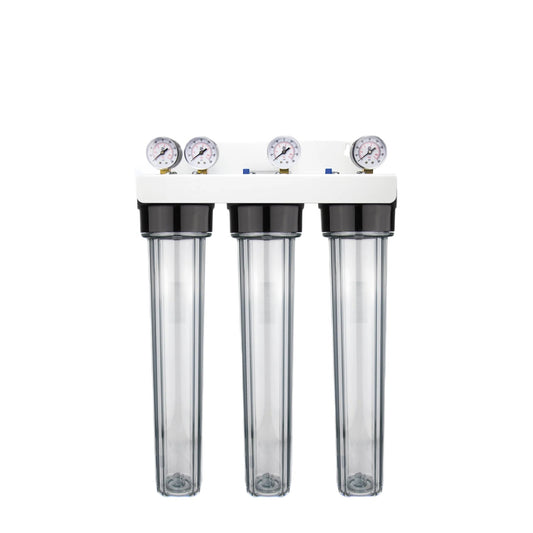 CORE Single Plastic Filter Housing System 20" Regular (2.5") With 3/4" Ports