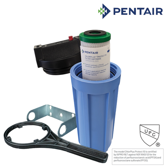 PENTAIR ChlorPlus Protect 10” PFOA/PFOS Undersink Filter System