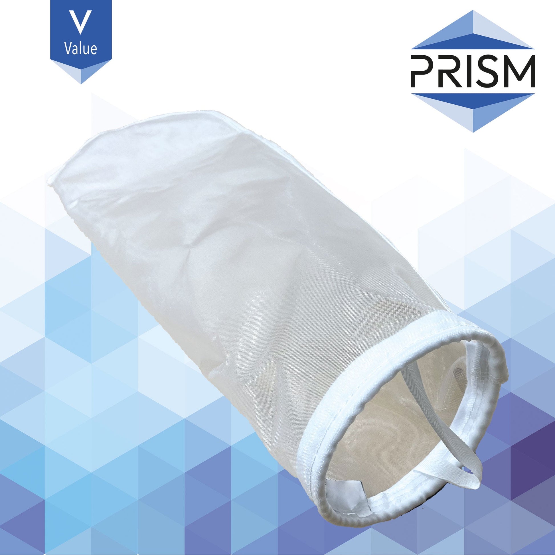 VALUE Bag Filter Polypropylene 10¬µm Size 2 (32") Polypropylene Neck Ring
