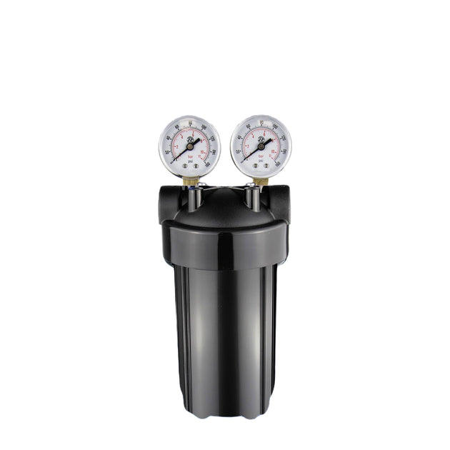 CORE Single Plastic Filter Housing System 10" Large Diameter (4.5") With 1" Ports