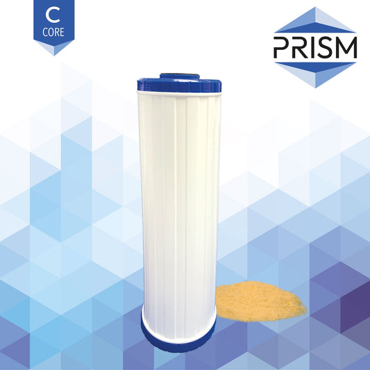 CORE Mixed Bed DI Resin Water Treatment Cartridge 20" For Large Diameter (4.5")