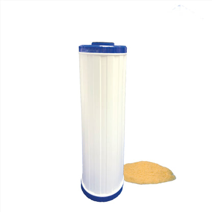 CORE Mixed Bed DI Resin Water Treatment Cartridge 20" For Large Diameter (4.5")