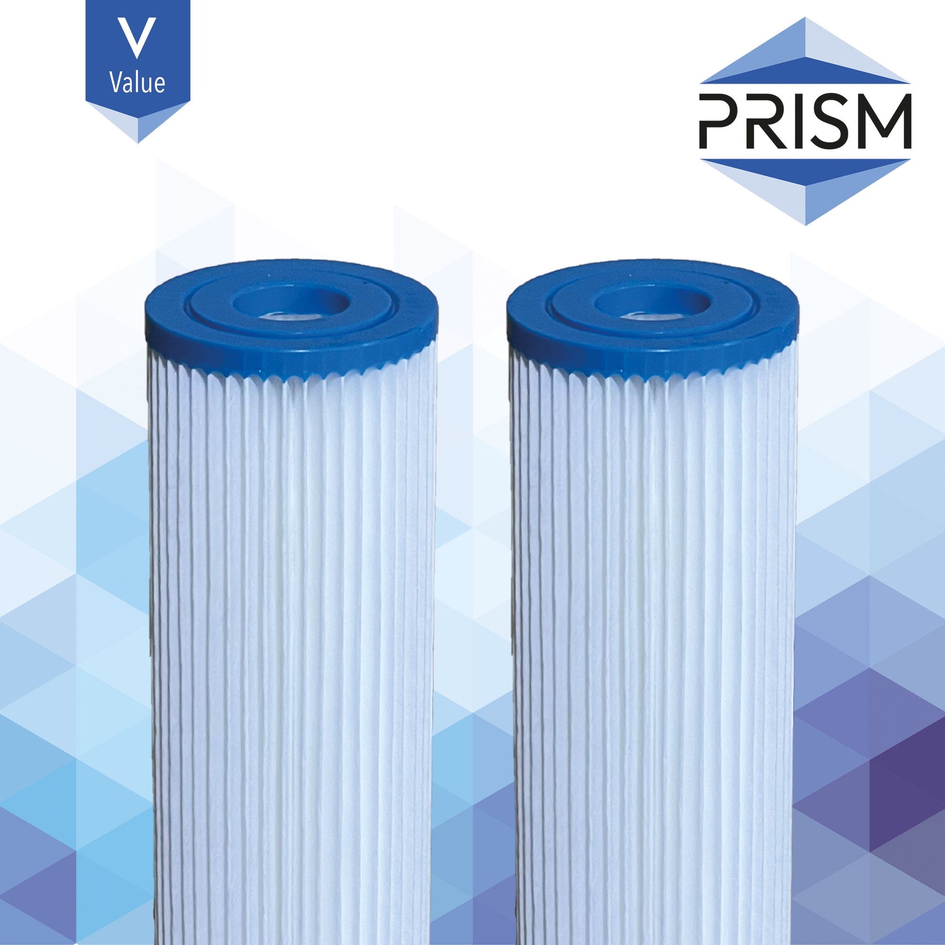 VALUE Pleated Filter Polyester 5¬µm 4 7/8 - 5" Regular (2.5")