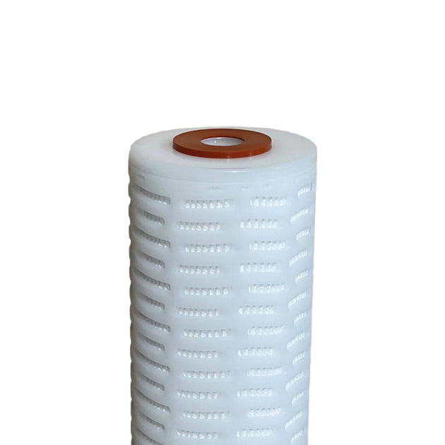 PLUS Pleated Filter Polypropylene 5¬µm 19 1/2 - 20" Large Diameter (4.5") Silicone Gaskets 